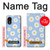 W3681 Motif de fleurs de marguerite Etui Coque Housse et Flip Housse Cuir pour Samsung Galaxy Xcover 5