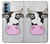 W3257 Vache Dessin animé Etui Coque Housse et Flip Housse Cuir pour OnePlus Nord N200 5G