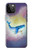 W3802 Rêve Baleine Pastel Fantaisie Etui Coque Housse et Flip Housse Cuir pour iPhone 12 Pro Max