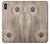 W3822 Graphique de la texture du bois imprimé Etui Coque Housse et Flip Housse Cuir pour iPhone XS Max