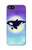 W3807 Killer Whale Orca Lune Pastel Fantaisie Etui Coque Housse et Flip Housse Cuir pour iPhone 5C