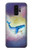 W3802 Rêve Baleine Pastel Fantaisie Etui Coque Housse et Flip Housse Cuir pour Samsung Galaxy S9 Plus