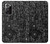 W3808 Tableau noir de mathématiques Etui Coque Housse et Flip Housse Cuir pour Samsung Galaxy Note 20 Ultra, Ultra 5G
