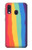 W3799 Arc-en-ciel aquarelle vertical mignon Etui Coque Housse et Flip Housse Cuir pour Samsung Galaxy A40