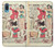 W3820 Poupée de papier de mode de cow-girl vintage Etui Coque Housse et Flip Housse Cuir pour Samsung Galaxy A04, Galaxy A02, M02