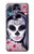 W3821 Sugar Skull Steampunk Fille Gothique Etui Coque Housse et Flip Housse Cuir pour Samsung Galaxy A04, Galaxy A02, M02