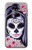 W3821 Sugar Skull Steampunk Fille Gothique Etui Coque Housse et Flip Housse Cuir pour Samsung Galaxy J7 (2018), J7 Aero, J7 Top, J7 Aura, J7 Crown, J7 Refine, J7 Eon, J7 V 2nd Gen, J7 Star