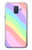 W3810 Vague d'été licorne pastel Etui Coque Housse et Flip Housse Cuir pour Samsung Galaxy A6 (2018)