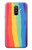 W3799 Arc-en-ciel aquarelle vertical mignon Etui Coque Housse et Flip Housse Cuir pour Samsung Galaxy A6+ (2018), J8 Plus 2018, A6 Plus 2018