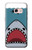 W3825 Plongée en mer de requin de dessin animé Etui Coque Housse et Flip Housse Cuir pour Samsung Galaxy A3 (2017)