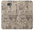 W3819 Papier Vintage rétro Etui Coque Housse et Flip Housse Cuir pour Samsung Galaxy J7 Prime (SM-G610F)