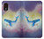 W3802 Rêve Baleine Pastel Fantaisie Etui Coque Housse et Flip Housse Cuir pour Samsung Galaxy Xcover 5
