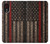 W3804 Graphique de drapeau de ligne rouge en métal de pompier Etui Coque Housse et Flip Housse Cuir pour Samsung Galaxy Xcover 5