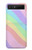 W3810 Vague d'été licorne pastel Etui Coque Housse et Flip Housse pour Samsung Galaxy Z Flip 5G