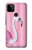 W3805 Flamant Rose Pastel Etui Coque Housse et Flip Housse Cuir pour Google Pixel 5A 5G