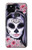 W3821 Sugar Skull Steampunk Fille Gothique Etui Coque Housse et Flip Housse Cuir pour Google Pixel 5