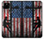 W3803 Électricien monteur de lignes drapeau américain Etui Coque Housse et Flip Housse Cuir pour Google Pixel 4a 5G