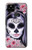 W3821 Sugar Skull Steampunk Fille Gothique Etui Coque Housse et Flip Housse Cuir pour Google Pixel 4a 5G