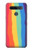 W3799 Arc-en-ciel aquarelle vertical mignon Etui Coque Housse et Flip Housse Cuir pour LG K51S