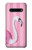 W3805 Flamant Rose Pastel Etui Coque Housse et Flip Housse Cuir pour LG V60 ThinQ 5G