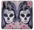 W3821 Sugar Skull Steampunk Fille Gothique Etui Coque Housse et Flip Housse Cuir pour LG Stylo 7 5G