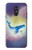 W3802 Rêve Baleine Pastel Fantaisie Etui Coque Housse et Flip Housse Cuir pour LG Q Stylo 4, LG Q Stylus