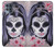 W3821 Sugar Skull Steampunk Fille Gothique Etui Coque Housse et Flip Housse Cuir pour Motorola Moto G100