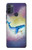 W3802 Rêve Baleine Pastel Fantaisie Etui Coque Housse et Flip Housse Cuir pour Motorola Moto G50