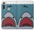 W3825 Plongée en mer de requin de dessin animé Etui Coque Housse et Flip Housse Cuir pour Motorola Moto G8