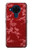 W3817 Motif de fleurs de cerisier floral rouge Etui Coque Housse et Flip Housse Cuir pour Nokia 5.4