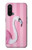 W3805 Flamant Rose Pastel Etui Coque Housse et Flip Housse Cuir pour OnePlus Nord CE 5G