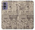 W3819 Papier Vintage rétro Etui Coque Housse et Flip Housse Cuir pour OnePlus 9