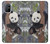 W3793 Peinture de neige mignon bébé panda Etui Coque Housse et Flip Housse Cuir pour OnePlus 8T