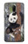 W3793 Peinture de neige mignon bébé panda Etui Coque Housse et Flip Housse Cuir pour OnePlus 6