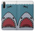 W3825 Plongée en mer de requin de dessin animé Etui Coque Housse et Flip Housse Cuir pour Sony Xperia 10 III