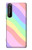 W3810 Vague d'été licorne pastel Etui Coque Housse et Flip Housse Cuir pour Sony Xperia 1 II