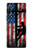 W3803 Électricien monteur de lignes drapeau américain Etui Coque Housse et Flip Housse Cuir pour Sony Xperia L4