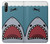 W3825 Plongée en mer de requin de dessin animé Etui Coque Housse et Flip Housse Cuir pour Sony Xperia L4