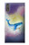 W3802 Rêve Baleine Pastel Fantaisie Etui Coque Housse et Flip Housse Cuir pour Sony Xperia XZ