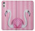 W3805 Flamant Rose Pastel Etui Coque Housse et Flip Housse Cuir pour Sony Xperia XZ