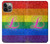 W2900 Arc en ciel LGBT Fierté lesbienne Drapeau Etui Coque Housse et Flip Housse Cuir pour iPhone 13 Pro