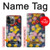 W3342 Claude Monet Chrysanthèmes Etui Coque Housse et Flip Housse Cuir pour iPhone 13 Pro