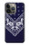 W3357 Marine Bleu Bandana Motif Etui Coque Housse et Flip Housse Cuir pour iPhone 13 Pro