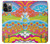 W3407 hippie Art Etui Coque Housse et Flip Housse Cuir pour iPhone 13 Pro