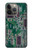 W3519 Electronique Circuit Board graphique Etui Coque Housse et Flip Housse Cuir pour iPhone 13 Pro