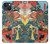 W1826 Utagawa Kuniyoshi Guan Yu Etui Coque Housse et Flip Housse Cuir pour iPhone 13 mini