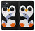 W2631 Mignon Bébé Pingouin Etui Coque Housse et Flip Housse Cuir pour iPhone 13 mini