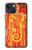 W3352 Gustav Klimt Médecine Etui Coque Housse et Flip Housse Cuir pour iPhone 13 mini