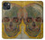 W3359 Vincent Van Gogh Crâne Etui Coque Housse et Flip Housse Cuir pour iPhone 13 mini