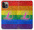 W2900 Arc en ciel LGBT Fierté lesbienne Drapeau Etui Coque Housse et Flip Housse Cuir pour iPhone 13 Pro Max